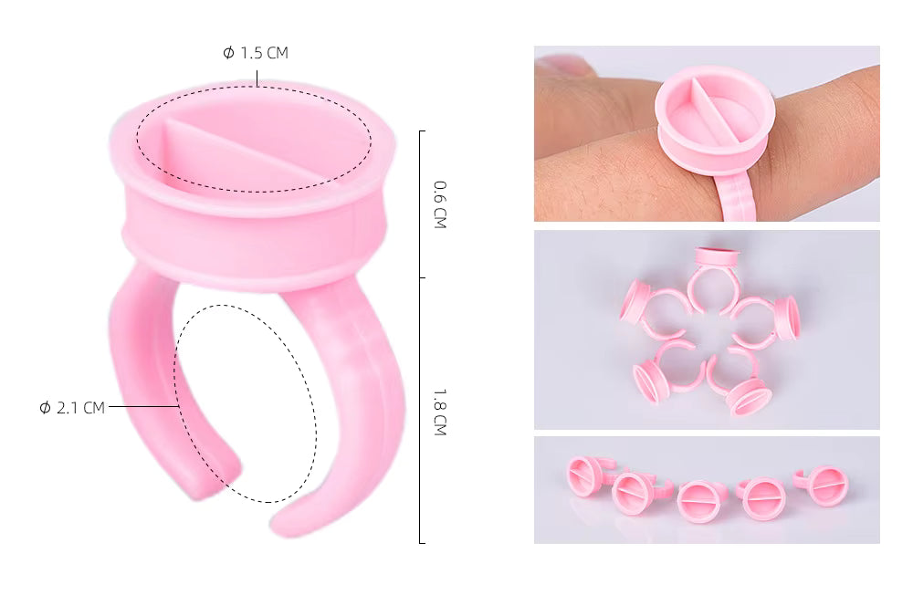 Anillos para pegamento de pestañas
