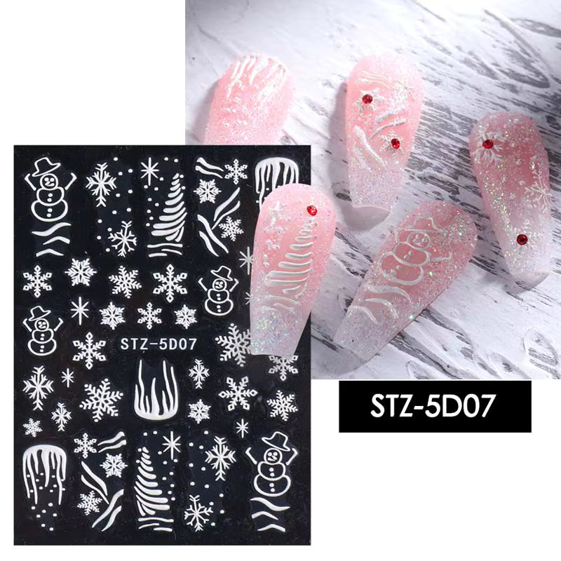 Stikers 5D de Navidad