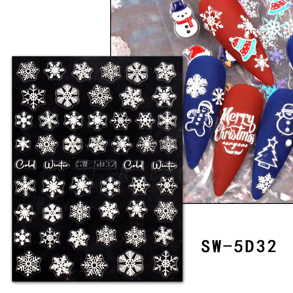Stikers 5D de Navidad