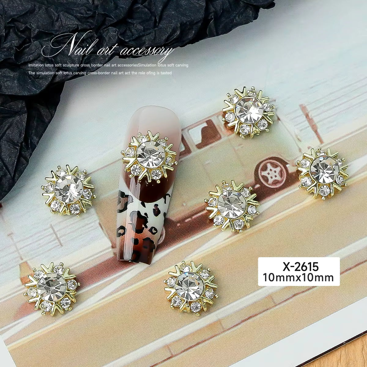 Dije de Diamante uñas