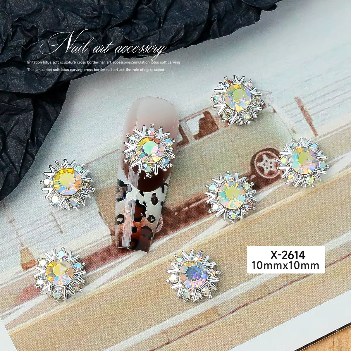 Dije de Diamante uñas
