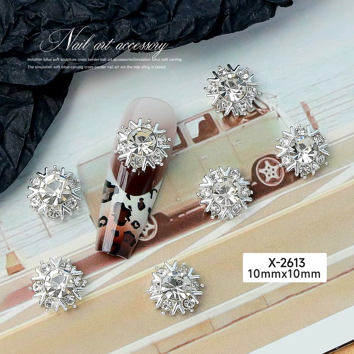 Dije de Diamante uñas